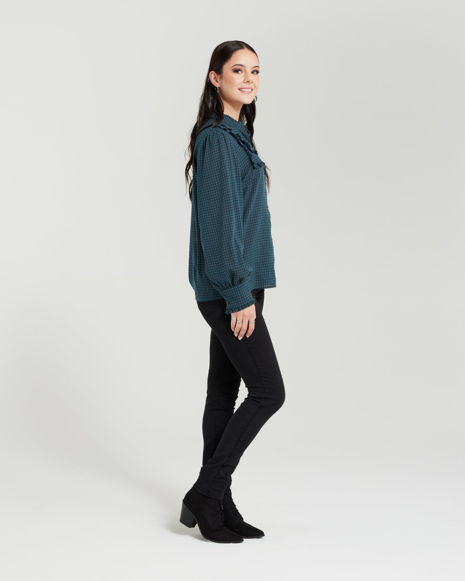 Amelia Top Teal