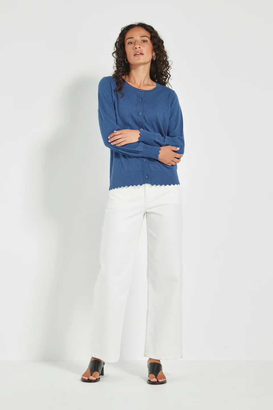 Sass Cardi Denim