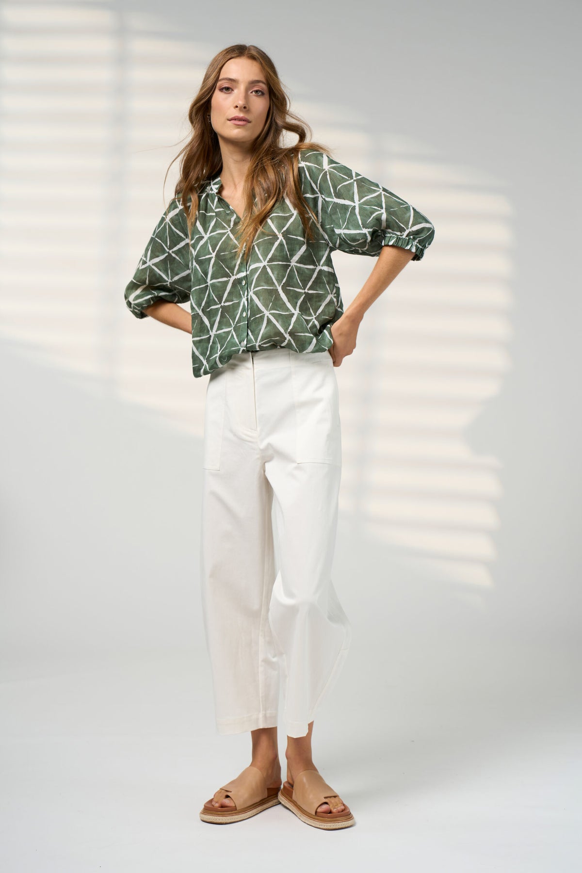Prism blouse khaki