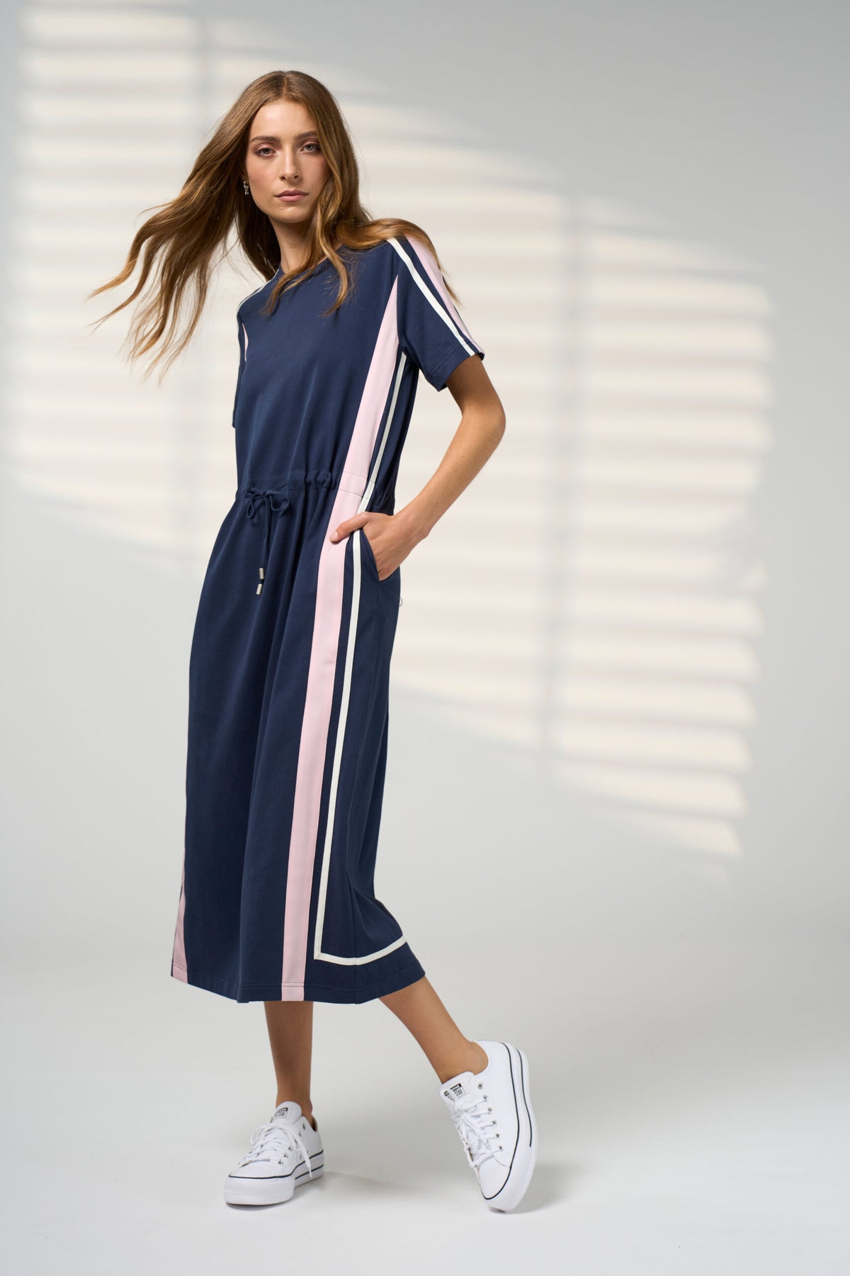Contour dress navy
