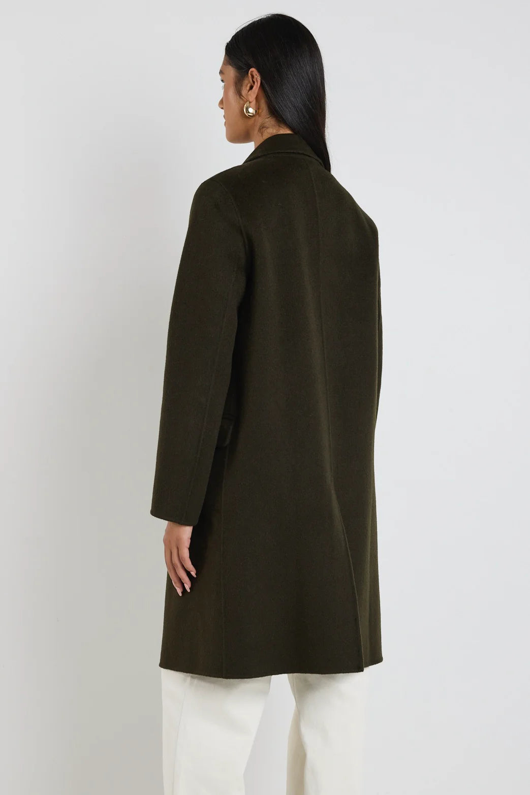 Stockholm Khaki Wool  Coat