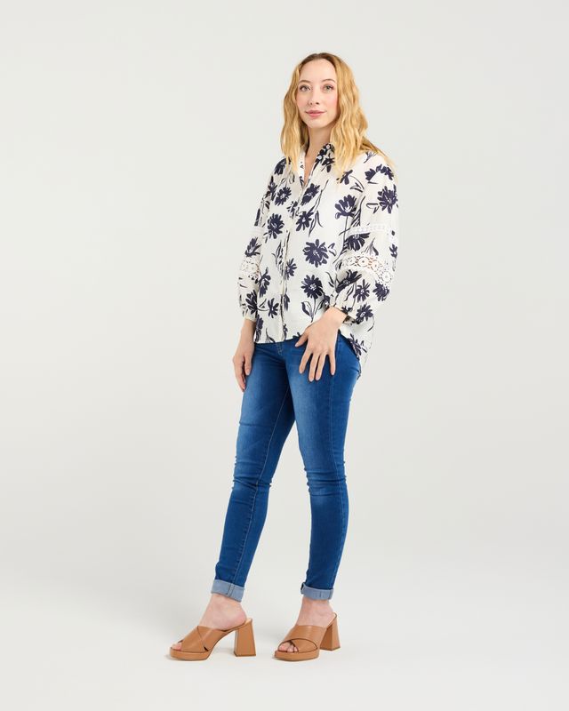 Arabella Shirt Ink Blossom