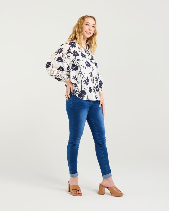 Arabella Shirt Ink Blossom