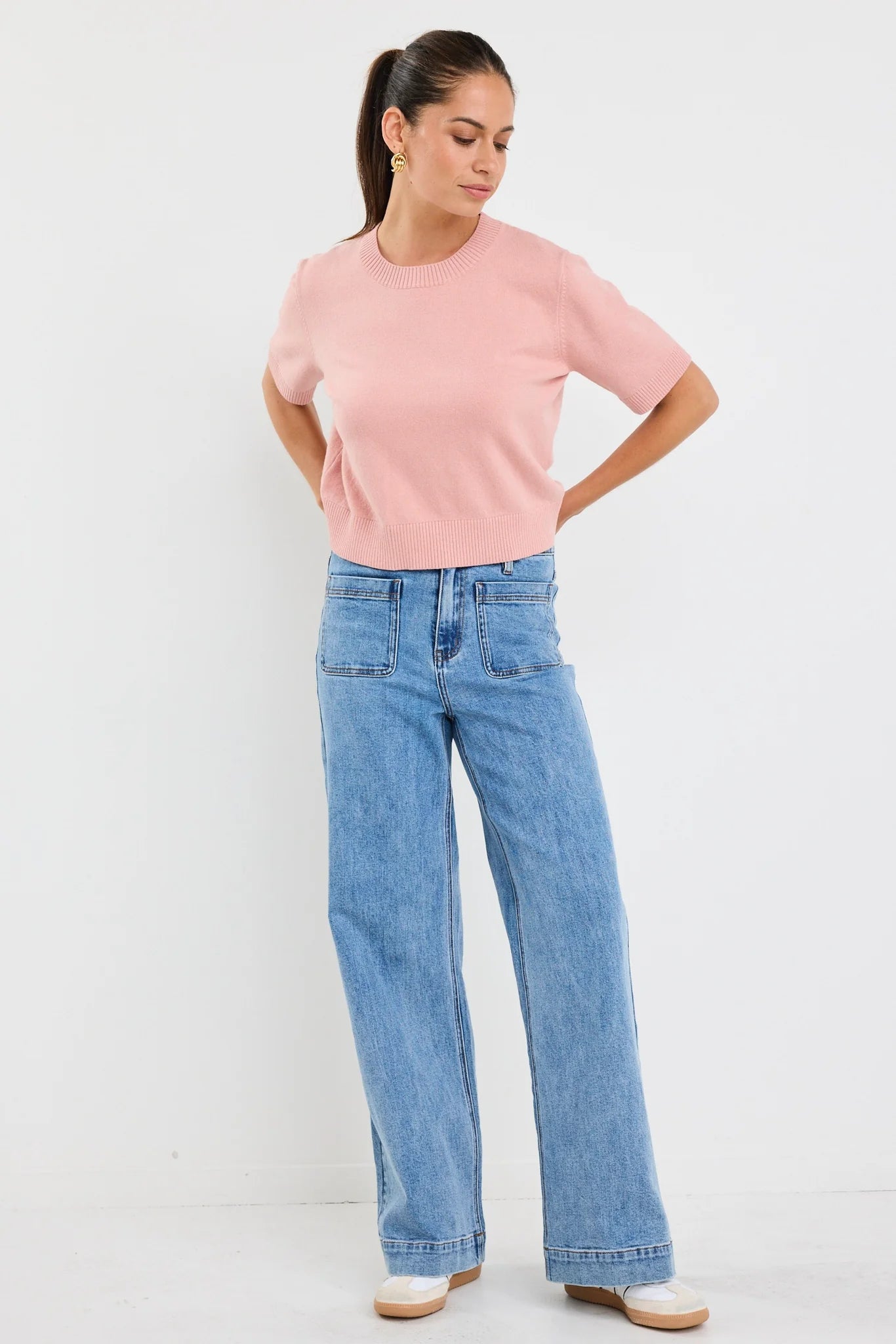 Topic Blush Knit Tee