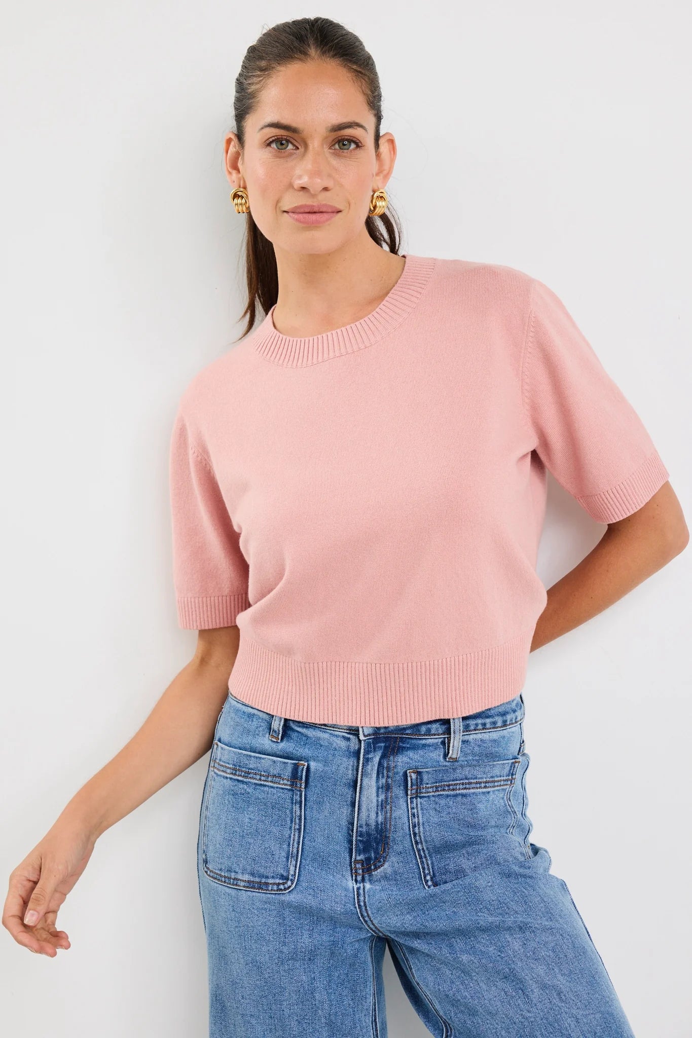 Topic Blush Knit Tee