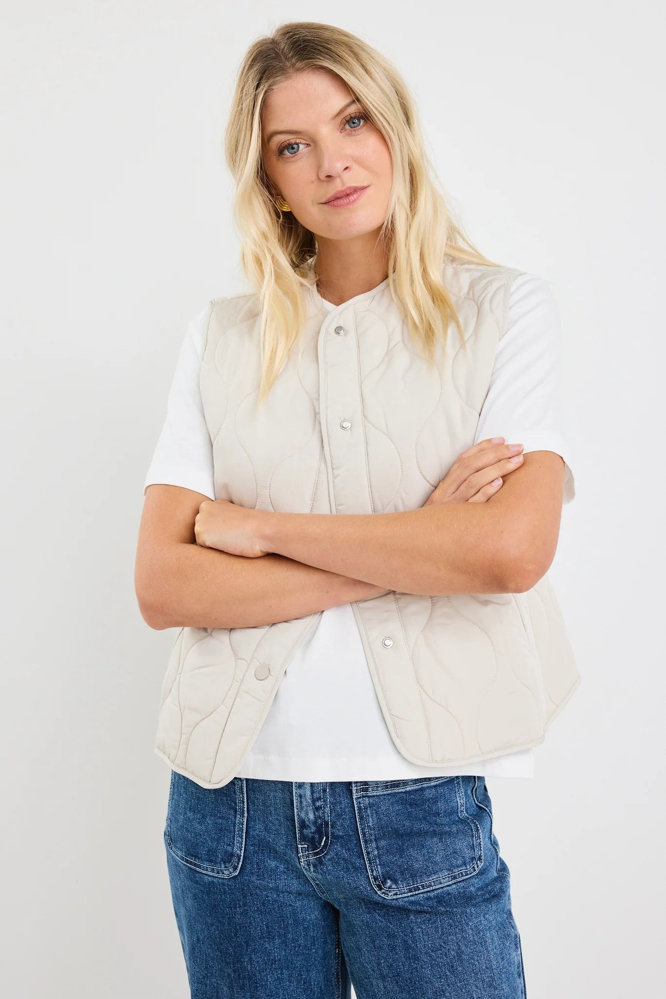 Touchstone Putty Quilted Vest