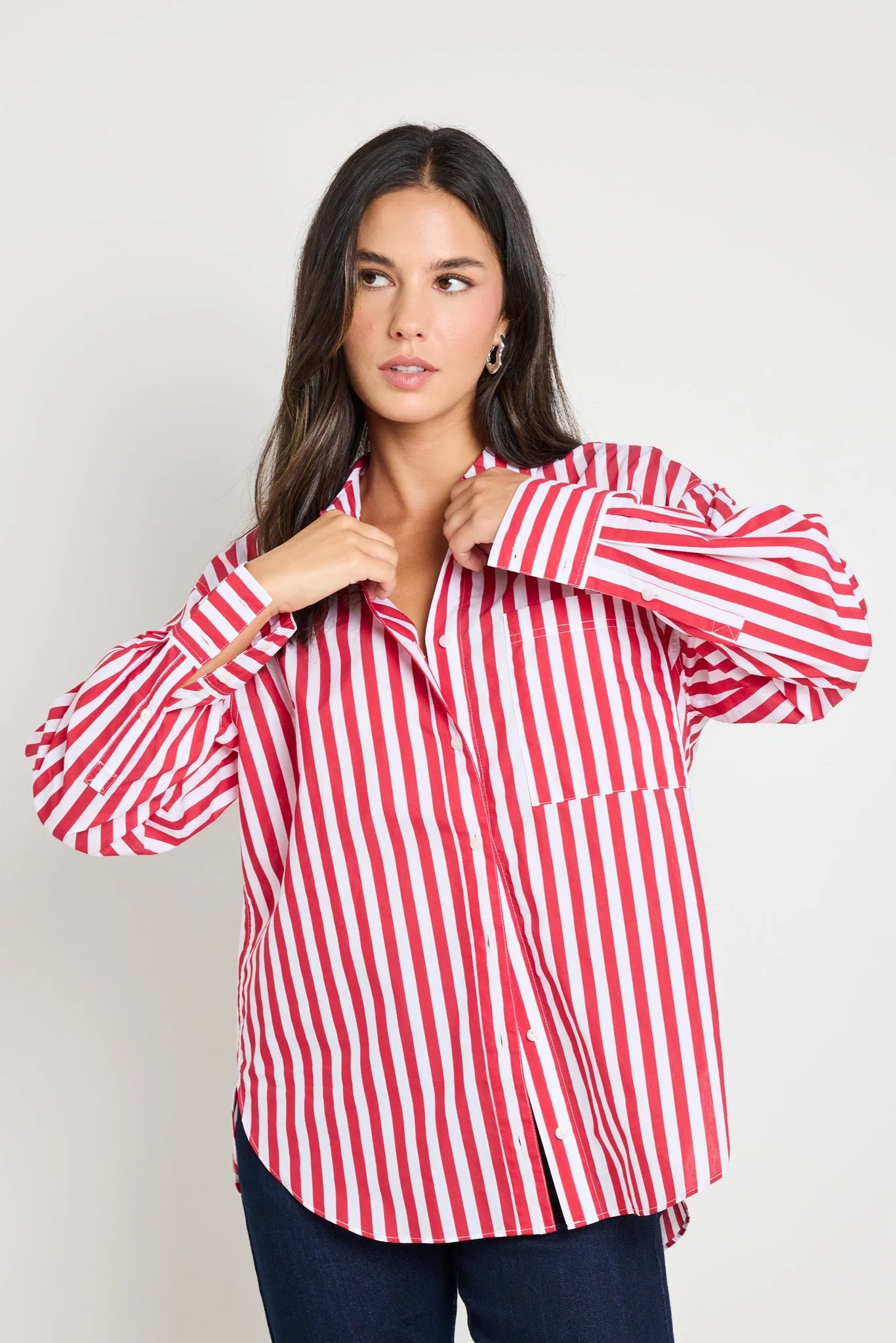 You  Got This Red Stripe Shirt