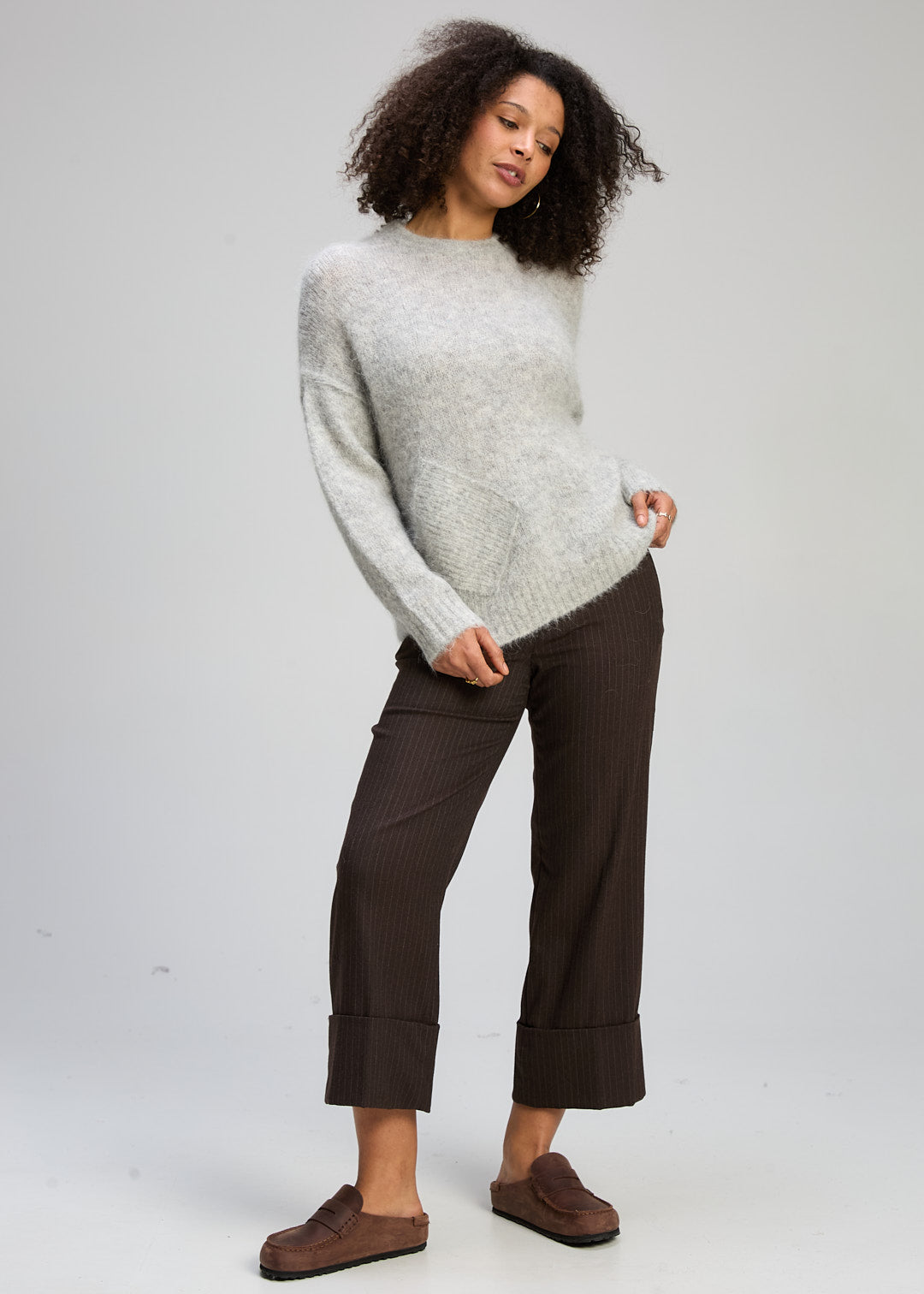 Alpaca Jumper Marl Grey