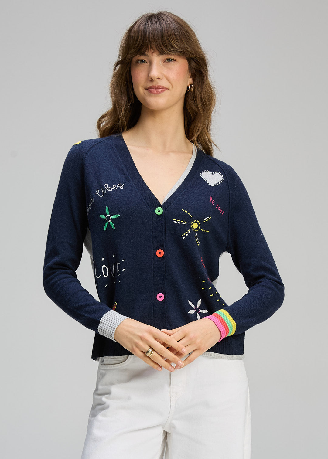 Good Energy Cardi  DK Denim