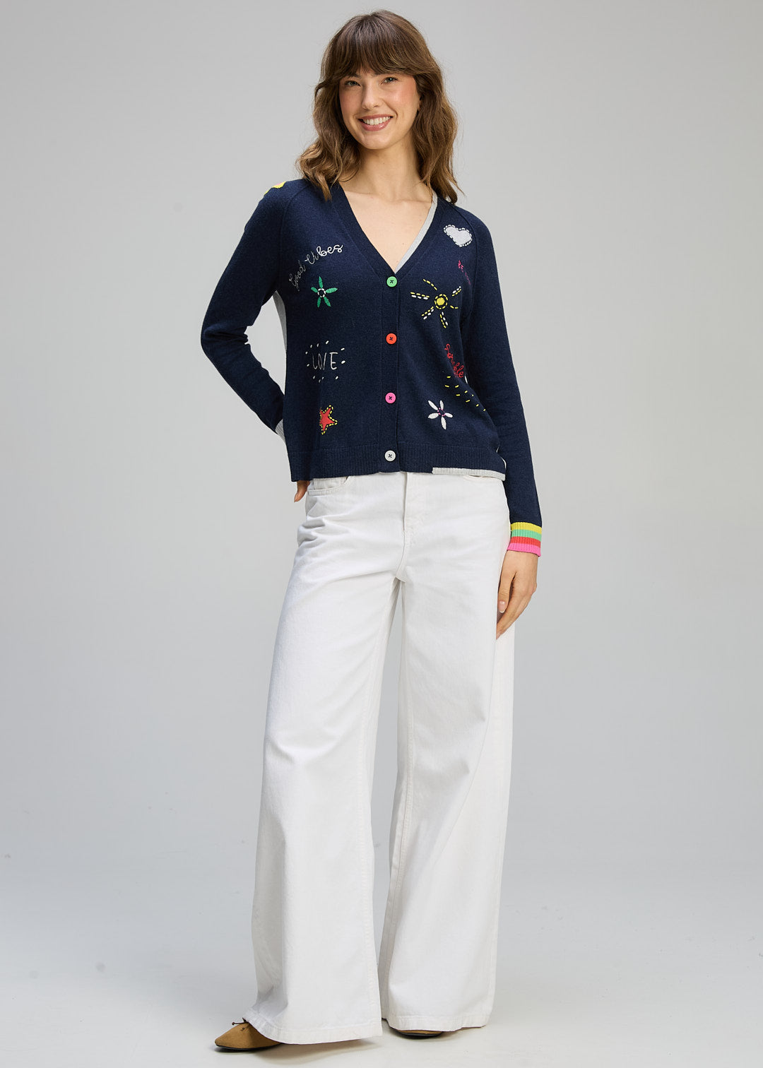 Good Energy Cardi  DK Denim