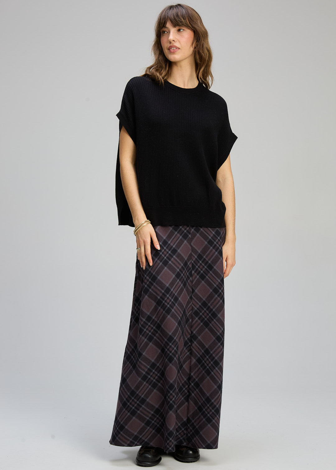 Sleeveless Crew  Black