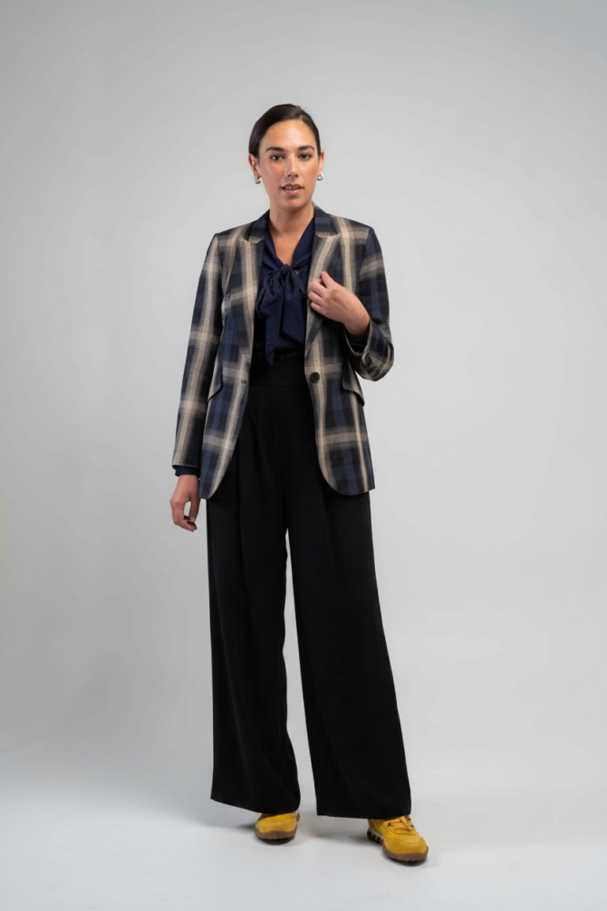 Poppy Wide Leg Pant Black