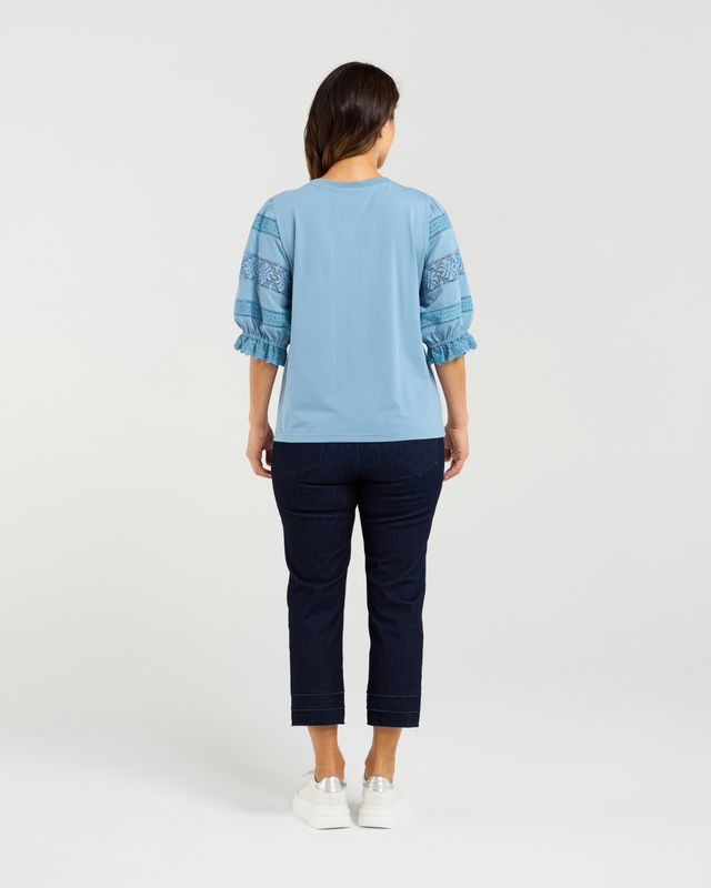 Amber Top Blue