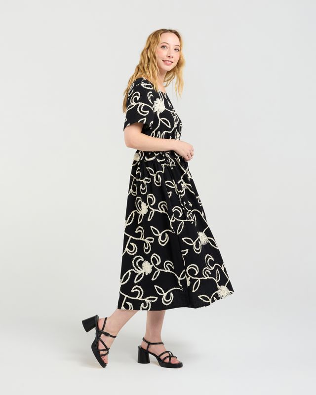Brodie Dress Folk Garden