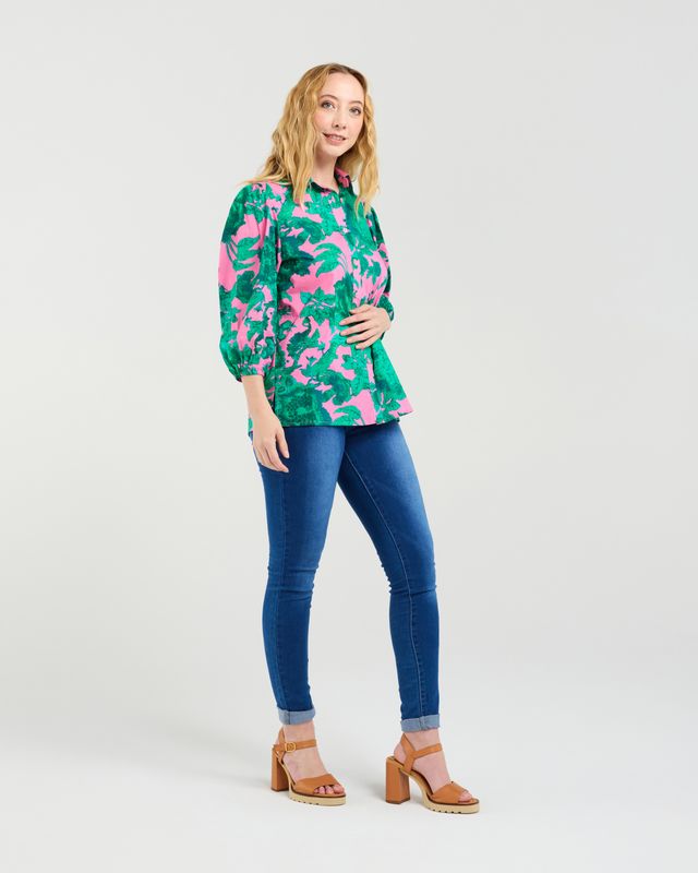 Juliette Blouse Pink Jungle