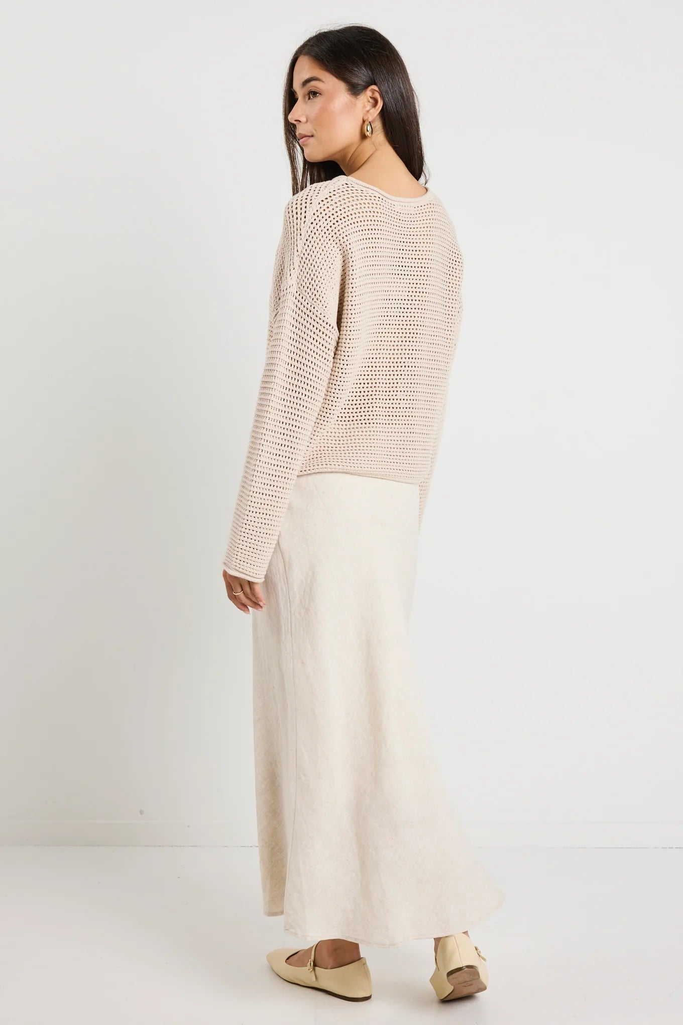 Dawn String Crochet Jumper