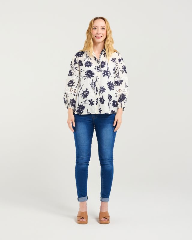 Arabella Shirt Ink Blossom