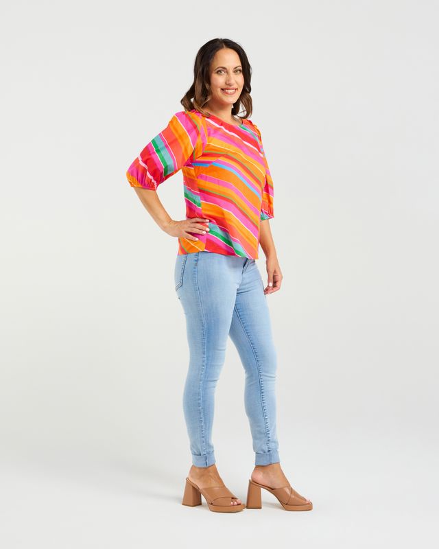 Willow Top Dynamic Stripe