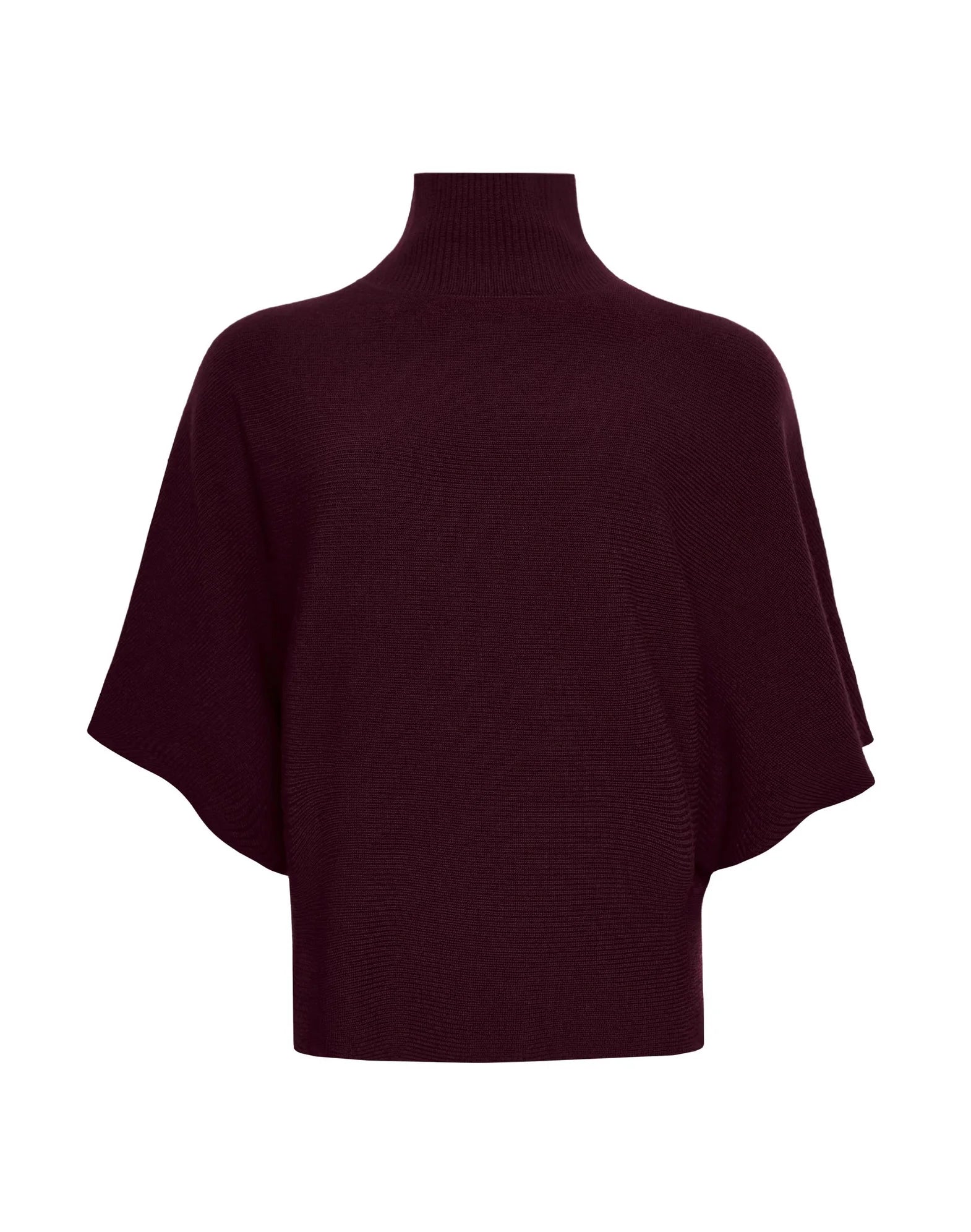 Imán merino sweater merlot
