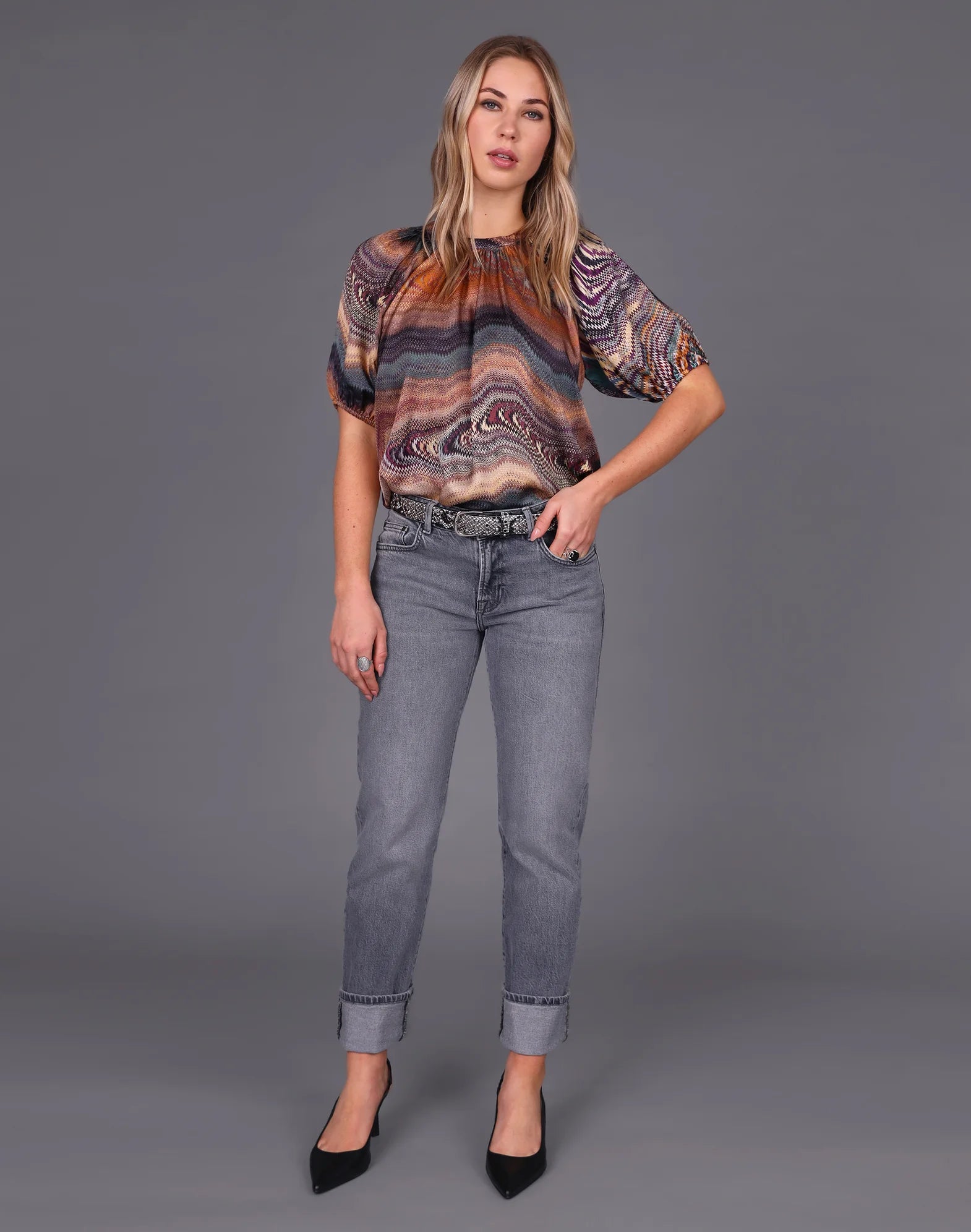 Kody Print Top Multi