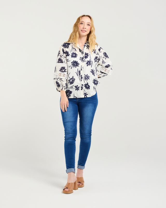 Arabella Shirt Ink Blossom