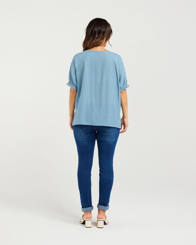 Ella Top Blue