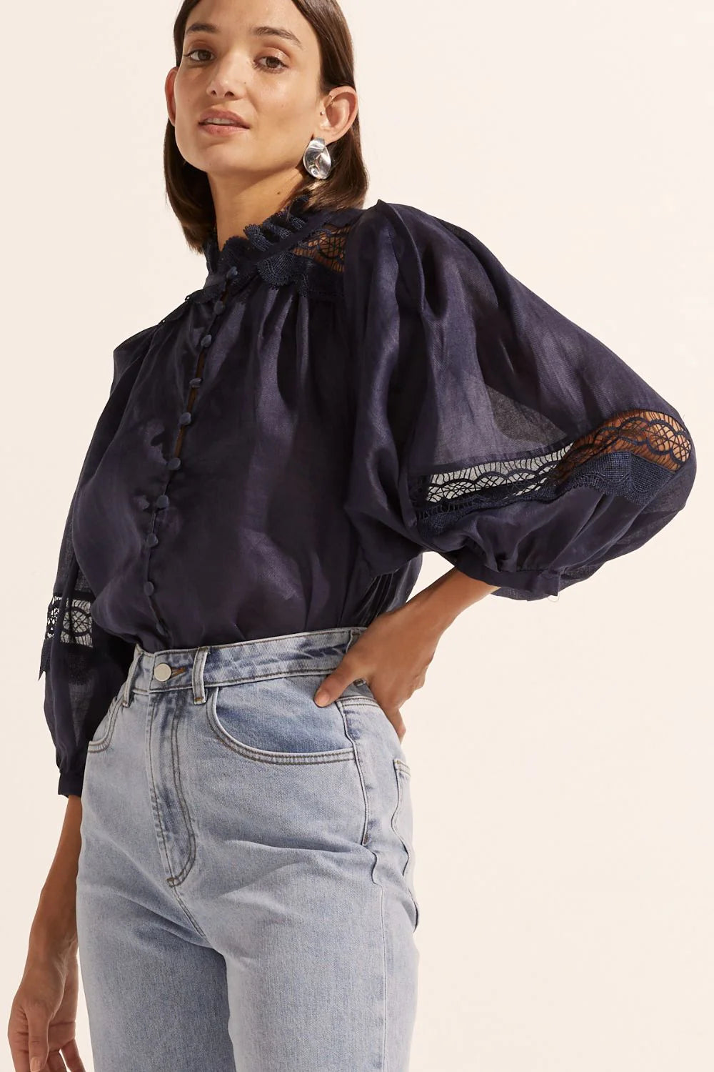 Quell Top Indigo