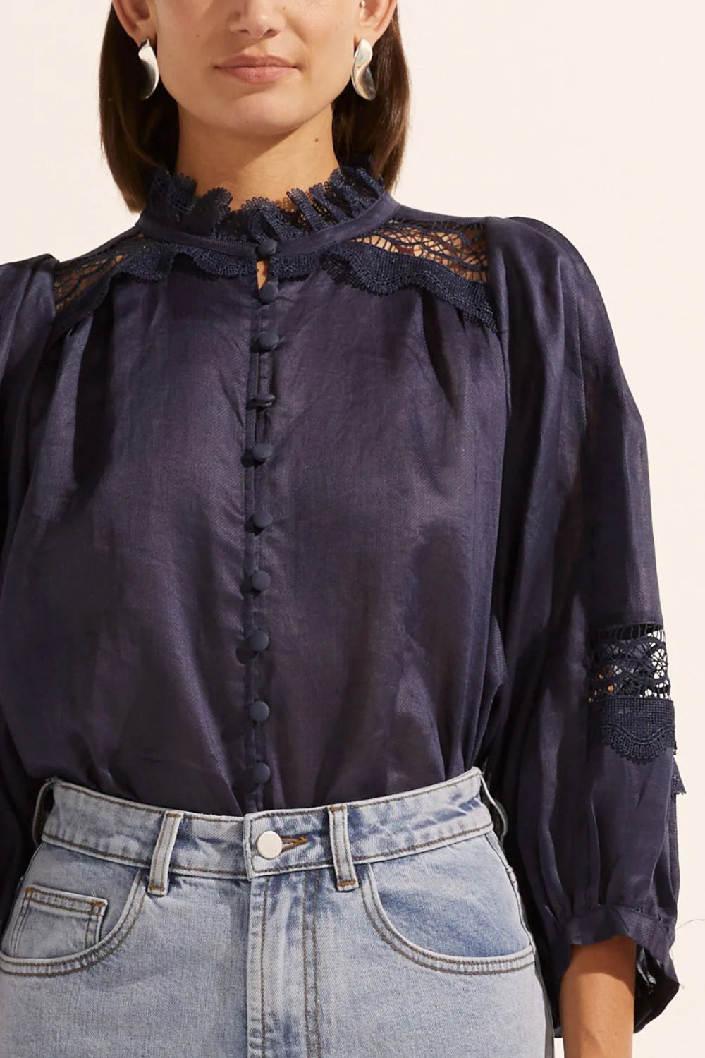 Quell Top Indigo