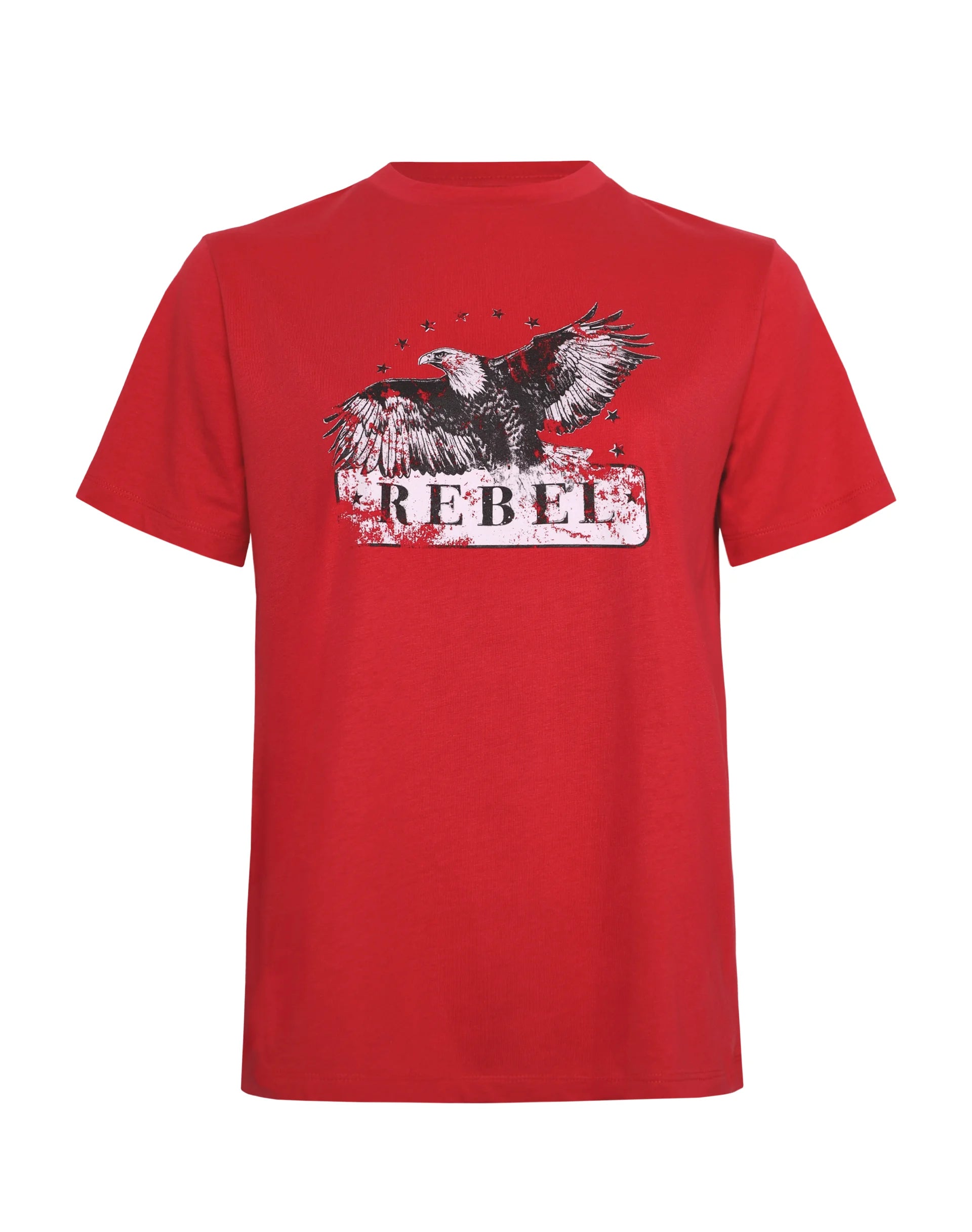 Rebel Print Tee Red