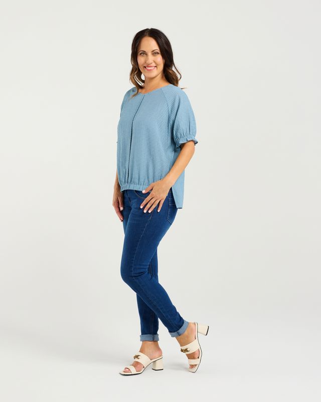 Ella Top Blue